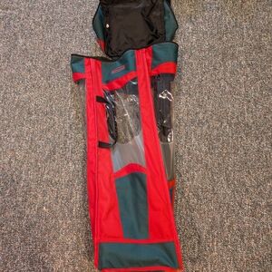 Red and Green Gift Wrap Organizer Bag